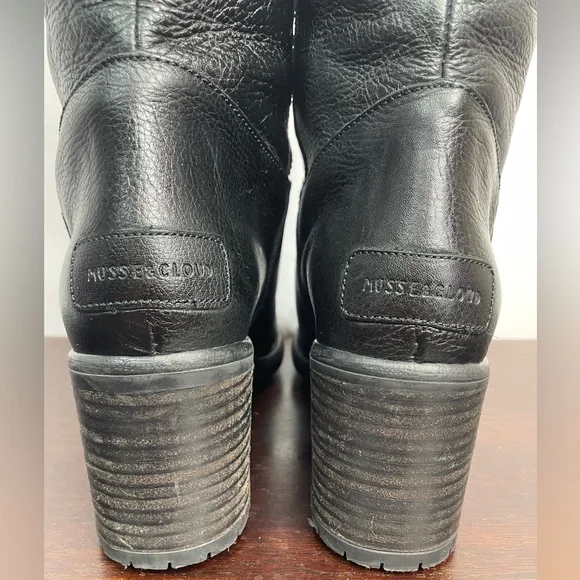 Musse and Cloud Boots Womens 7 Tall Knee Length Boot Chunky Heel Easy On New - Picture 5 of 6